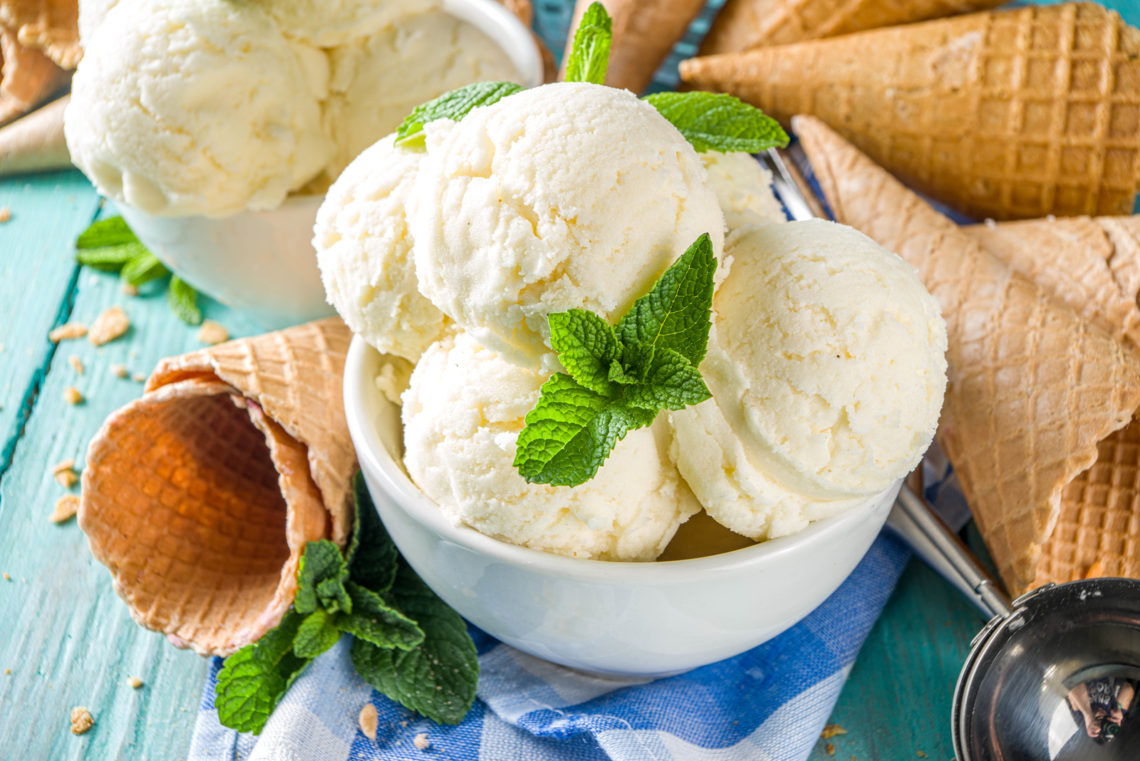 Homemade Vanilla Ice Cream